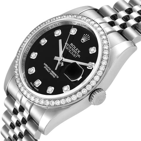 rolex datejust 36 with diamond bezel